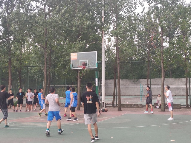 比赛进行时