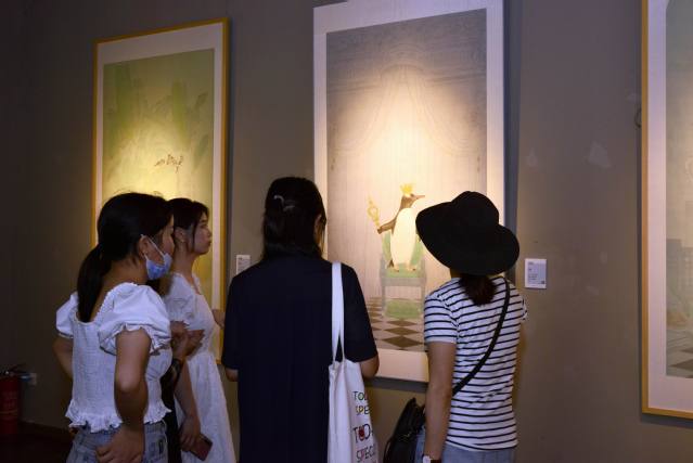 美术作品展现场 美术作品展现场