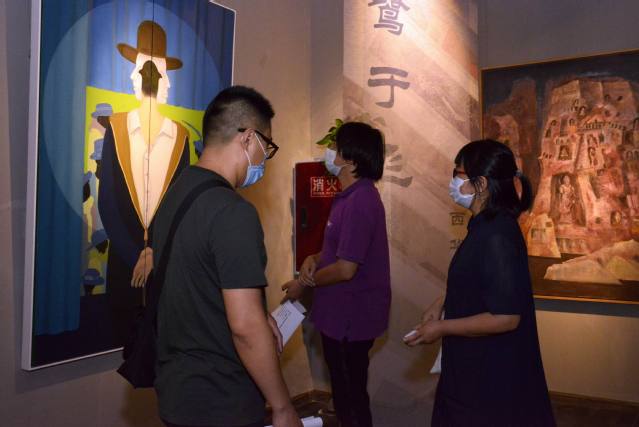 美术作品展现场 美术作品展现场